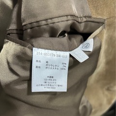 UNIQLOコーデュロイ テーラードジャケット、ブラウンの画像