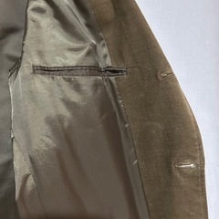 UNIQLOコーデュロイ テーラードジャケット、ブラウンの画像