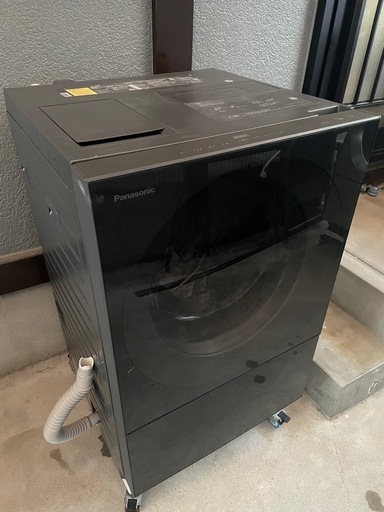 23年製パナソニックドラム式洗濯機NA-VG2800L Cuble ブラック