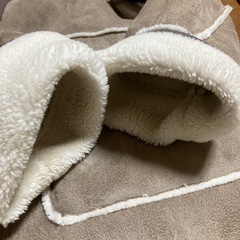 ムートン風コートの画像