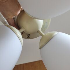 【引取限定】※12/17までで処分※ ガラス製シーリングライトの画像