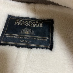 ムートン風コートの画像