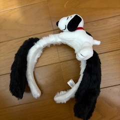 スヌーピー 耳付きカチューシャの画像