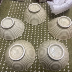三洋陶器 和食器 陶器 丼 茶碗 5個セット 未使用品の画像