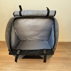 【美品】ペット用キャリーバッグ リュック 2WAY犬 猫 折りたたみ収納可の画像