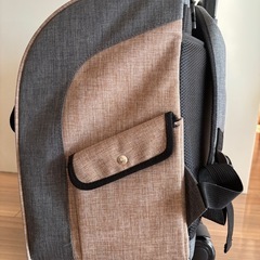 【美品】ペット用キャリーバッグ リュック 2WAY犬 猫 折りたたみ収納可の画像