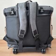 【美品】ペット用キャリーバッグ リュック 2WAY犬 猫 折りたたみ収納可の画像