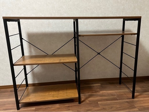 【美品/半年間使用】キッチンラック ゴミ箱上ラック ゴミ箱収納キッチンカウンター