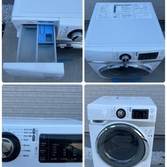 【配送・設置無料】1〜2人暮らし用 ドラム式洗濯機・冷蔵庫セットの画像