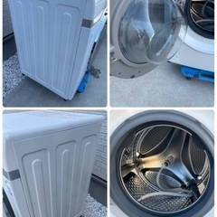 【配送・設置無料】1〜2人暮らし用 ドラム式洗濯機・冷蔵庫セットの画像