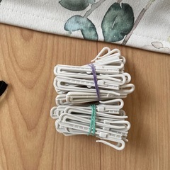 ニトリ　カーテン　ボタニカル　リーフ柄　横140×縦110 4枚セットの画像