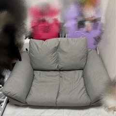 2WAYソファベッド 布張りタイプの画像