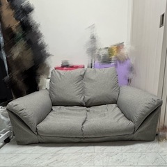 2WAYソファベッド 布張りタイプの画像