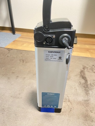 新品PSE 48v8ah 電動自転車用バッテリーと48V2Aファン付充電器セット