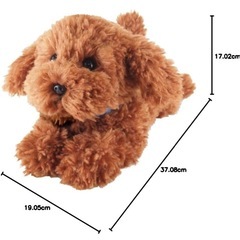 【かわいい】トイプードル　ぬいぐるみの画像