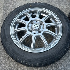 s-hold twk-18 アルミ、ダンロップスタッドレスの画像