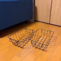 🪽🧺収納バスケットまとめ売り（キャラクター2点＋ワイヤーバスケット4点）の画像