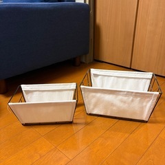 🪽🧺収納バスケットまとめ売り（キャラクター2点＋ワイヤーバスケット4点）の画像