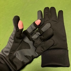 バイク用 手袋スマホOK 指抜きの画像