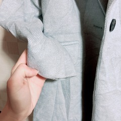 ❣️1点もの❣️ portmans チェスターコート サイズ12 ライトグレーの画像