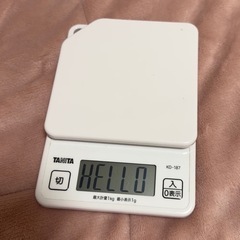 タニタ　クッキングスケール　軽量器の画像