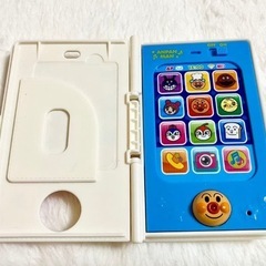 アンパンマン もしもしするとおへんじくるよ アンパンマン手帳型スマートフォンの画像