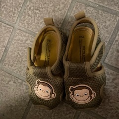 おさるのジョージサンダル 15cmの画像
