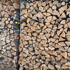 乾燥薪　ナラ　100kgの画像