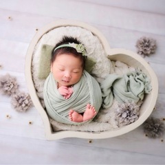 新品未使用  ハート　木製プロップの画像