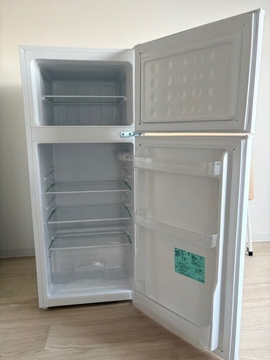 年内引き取り希望【2023年製】Haier 冷凍冷蔵庫 JR-N130C／130L／動作良好