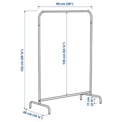 IKEA イケア ハンガーラック 2つの画像