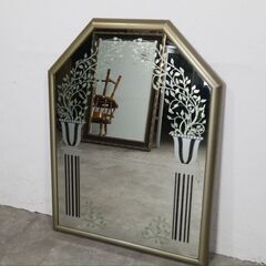 アメリカ製『WINDSOR ART』ウィンザーアート ウォールミラー 壁掛けミラー 姿見 鏡 ミラー 1980年 ヴィンテージ ビンテージ RWmis64の画像