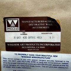 アメリカ製『WINDSOR ART』ウィンザーアート ウォールミラー 壁掛けミラー 姿見 鏡 ミラー 1980年 ヴィンテージ ビンテージ RWmis64の画像