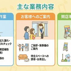 【急募】【未経験9割スタート】【短期×日払い2万】【北海道から参加OK】【宿泊費ゼロ】日給2万円の案内スタッフ/月40万円以上可能の画像