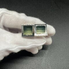 ★カフスリンクス　グリーンの画像