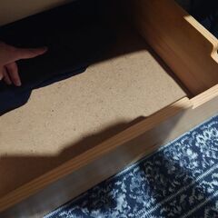 無印良品ベッド下収納の画像