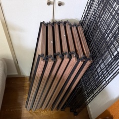 Nポルダディープ ポール5本 棚板14枚の画像