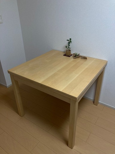 イケア BJURSTA ビュースタ 伸長式 エクステンションテーブル