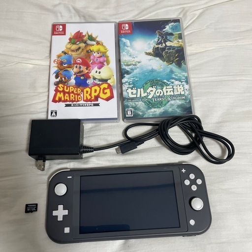 任天堂Switchライト+ソフト+SDカード