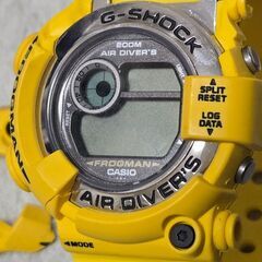 CASIO G-SHOCK DW-8250 フロッグマン イエロー 腕時計の画像