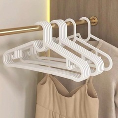 ハンガー まとめて89本 衣替え ホワイト　まとめ売りの画像