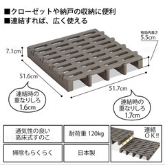 【取引中】すのこ プラスチック すのこベッド の画像