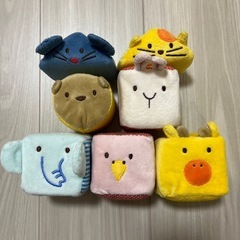 【まもなく削除】GENI エドインター 布絵本　輪投げ　積み木　布おもちゃ　まとめ売りの画像