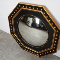 八画ミラー ウォールミラー 壁掛けミラー 魚眼ミラー 姿見 鏡 ミラー RWmis66の画像