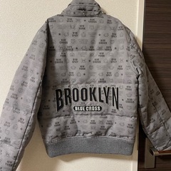 150cm ブルークロス ダウン コート ジャケット アウター ナルミヤ  Mサイズの画像