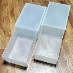 無印良品　収納ケース　２個セットの画像
