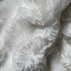 こたつ布団　もこもこ　ホワイトの画像