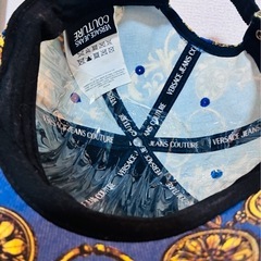 VERSACE JEANS COUTURE 花柄ロゴキャップ帽子の画像