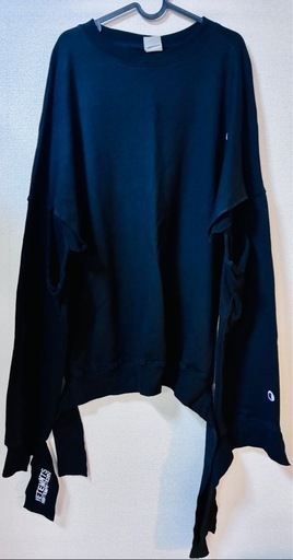 VETEMENTS CHAMPION オーバーサイズカットスウェットトレーナー
