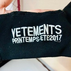 VETEMENTS CHAMPION オーバーサイズカットスウェットトレーナーの画像